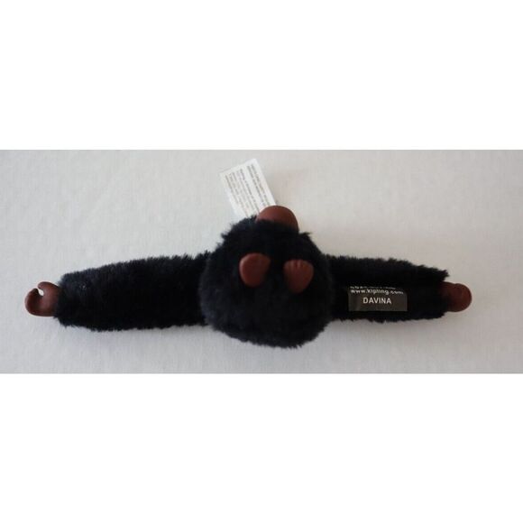 Kipling 0523-001 Davina Small Black Monkey Key Chain - Picture 3 of 3